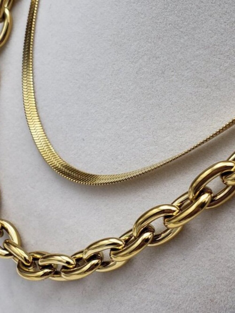 Authentic Louis Vuitton Padlock w/unbranded 18k GoldPlated stainless DoubleChain - Picture 11 of 15